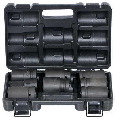 Набор головок ударных 1" (8пр.; L=80mm; для УКМ; кейс) АвтоDело (40328)