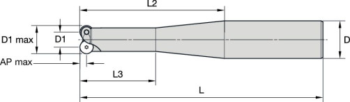 Фреза 15E02R120B25SRD07