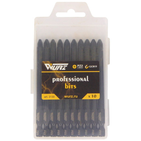 Бита магнитная PZ2 х 90мм 10шт.