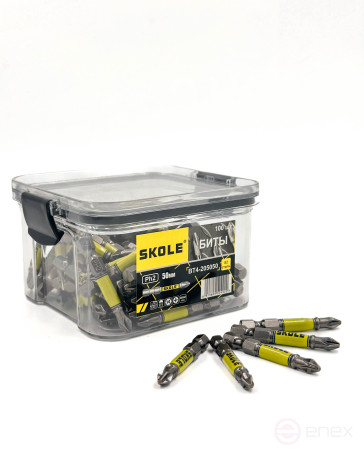 Набор бит Skole PH2-50 ммв коробке (100шт/уп) BT4-205050