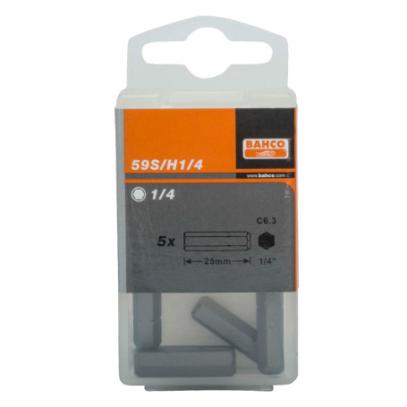 3 x HEX1/4 Bits 25 mm 1/4