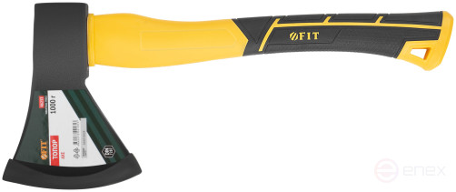 The axe is forged reinforced steel, reinforced fiberglass handle 1000 gr.