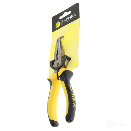 Тонкогубцы - утконосы изогнутые 7" ЭВРИКА 1/6/60