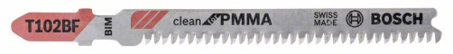 Saw blade T 102 BF Clean for PMMA