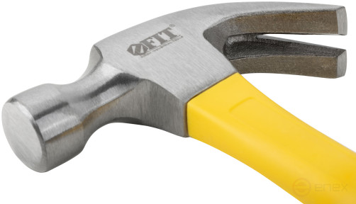 Молоток-гвоздодер, фиберглассовая усиленная ручка, Профи 28 мм, 340 гр.