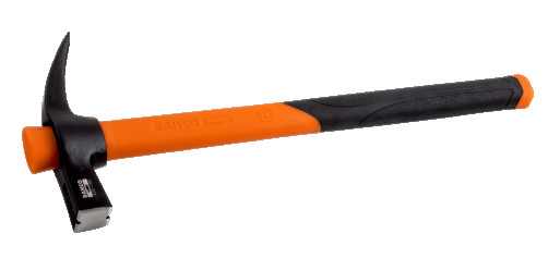 Молоток-гвоздодер с фиберглассовой ручкой 700 г, 450 мм
