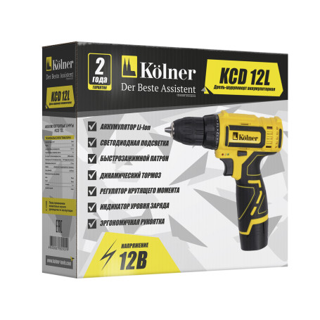 KOLNER KCD 12L cordless drill screwdriver