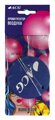 ACG Ароматизатор воздуха автомобильный аромат бабл-гам 1021614