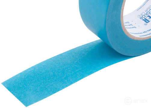 Masking tape for delicate surfaces, rice paper, heat resistant. up to 120°C, UV resistance up to 30 days, 36 mm x 50 m