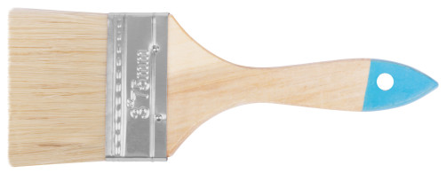 Кисть флейцевая "Эконом", натур. светлая щетина, деревянная ручка 3" (75 мм)
