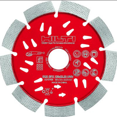 Cutting disc EQD SPX 150/22 universal