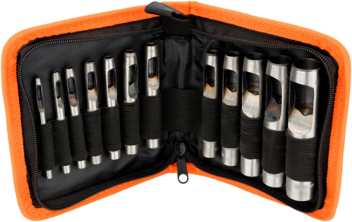 Set of holes 12 pcs.3.0-19.0mm (in a bag) (Avtodor) (40412)