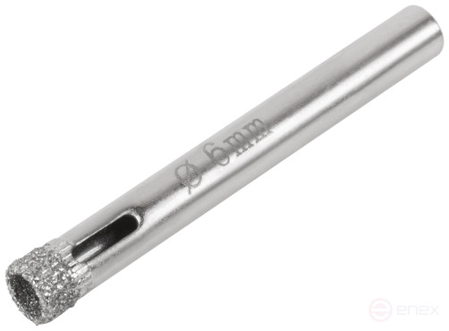 Коронка кольцевая по кафелю и стеклу алмазная 6х50 мм