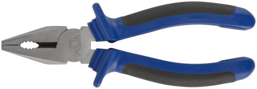 Combination pliers "One" two-tone rubberized handles, 180 mm polished steel