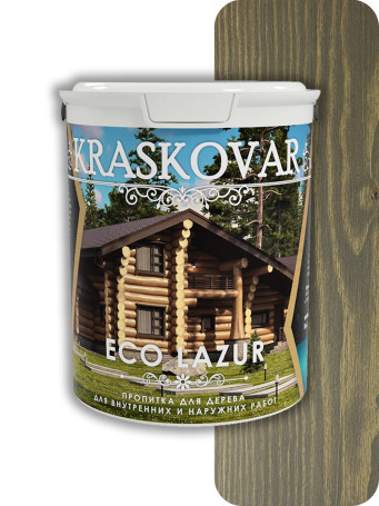 Пропитка для дерева Kraskovar Eco Lazur Орех 2 л.