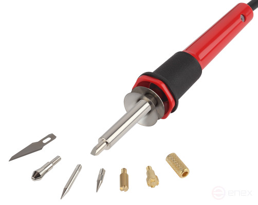 PL-B+6N-30W Soldering Iron with Burning function ERA + 6 Nozzles 230V 30W