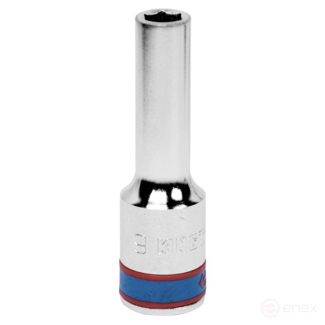 Головка торцевая глубокая шестигранная 1/2", 9 мм KING TONY 423509M
