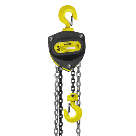 Manual chain hoist OCALIFT SEVERE TRSH 3t 3m
