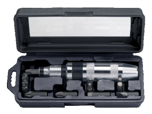 5/16 Набор бит для винтов с шлицевыми/Phillips/ шестигранными головками c реверсивной ударной отверткой, 14 предметов