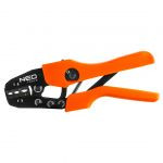 Pliers for crimping the ends of bushings set of 5 sponges