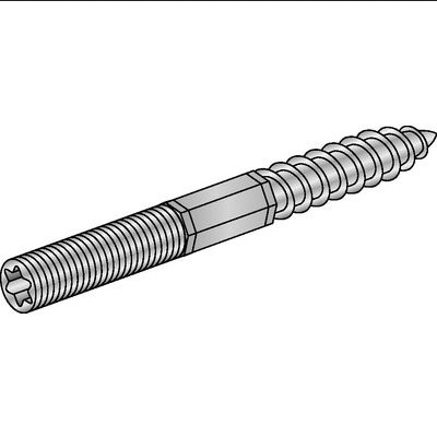 Stud-screw M8x80 4.6 digit (100 pcs)
