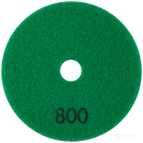 Diamond flexible grinding wheel AGSHK (Velcro), wet grinding, 100 mm, P 800