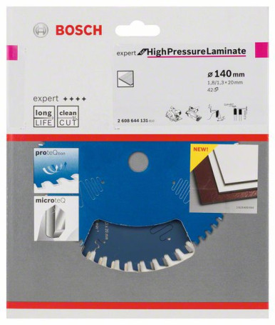 Expert for High Pressure Laminate saw blade 140 x 20 x 1.8 mm, 42