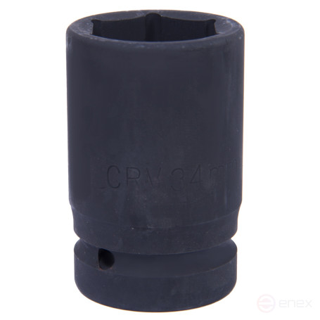 Головка торцевая глубокая шестигранная 1", 34 мм, для мультипликатора МАСТАК 005-80634