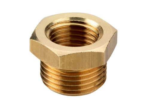 Adapter, internal thread 1/4" x external thread 1/2";