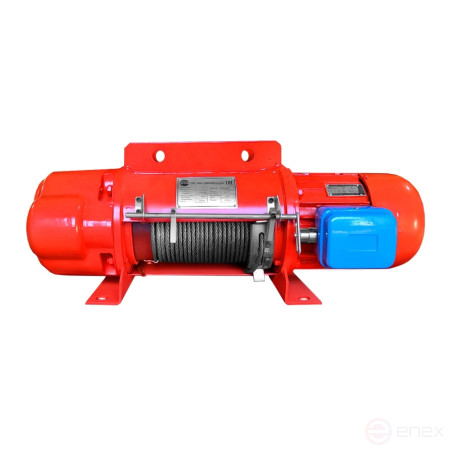 Electric rope hoist stationary fuel and energy complex OCALIFT CD1 1t height 6m