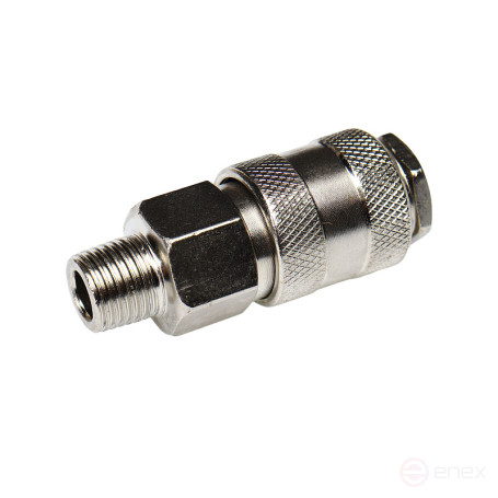 Pneumatic quick-release valve ER-SE1-2SM:with 1/4" EUREKA /1/10 male thread valve
