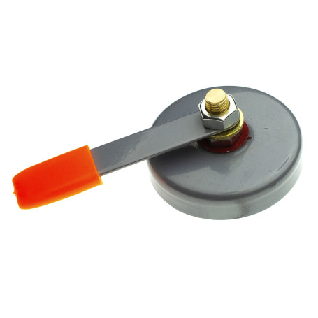 Клемма массы магнитная для сварочных работ 500А, 8.5см, нагрузка до 22кг, Чеглок (12/24)