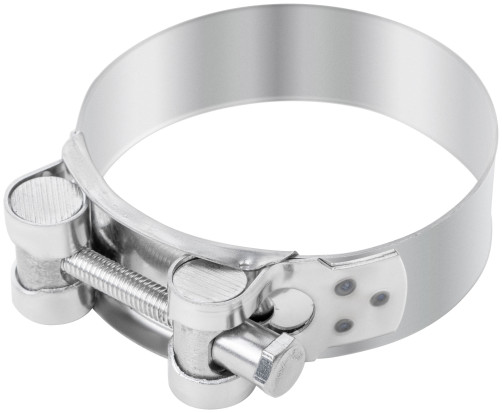Хомут обжимной силовой шарнирный, нерж.сталь 64-67 мм