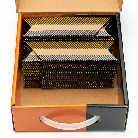 Реечные гвозди по дереву тип D34 (3х75 RIBrt кольц.накат. 2000 шт/уп) FEDAST