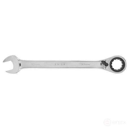 Ключ комбинированный с храповым механизмом 30 мм