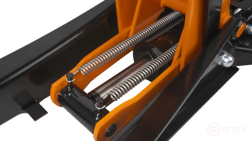 The hydra jack. tire fitting 4.0t (100-533mm.undercarriage; gimbal.drive;double pump) Avtodor (43440)