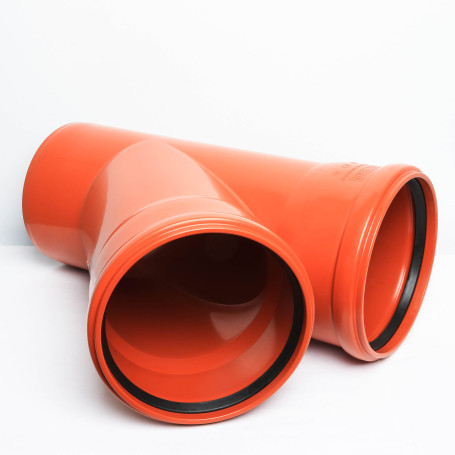 External Tee 200mm 45 degree Flextron