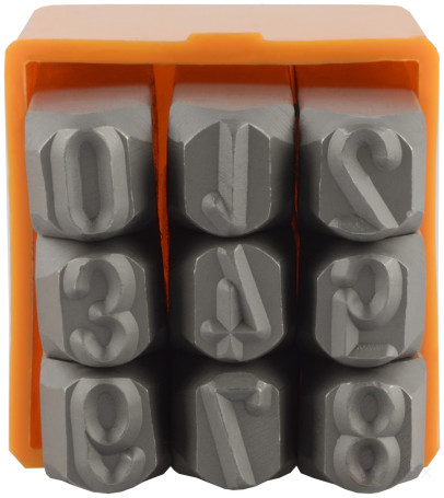 A set of digital stamps 10mm "Avtodor" (high hardness) 40581