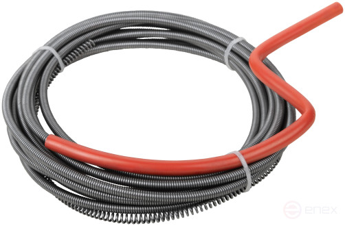 Plumbing cable for cleaning pipes 5 m x 6.0 mm