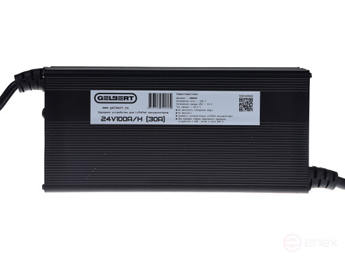 Зарядное устройство Gelbert для LiFePo4 аккумуляторов 24V100A/H (30А)