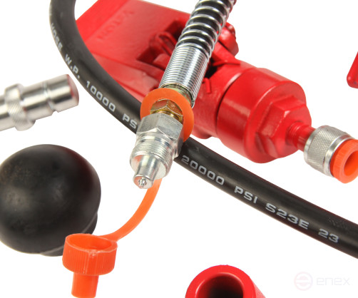 Hydraulic Bodywork Tool Kit, 4t force, 17 items in a JTC case