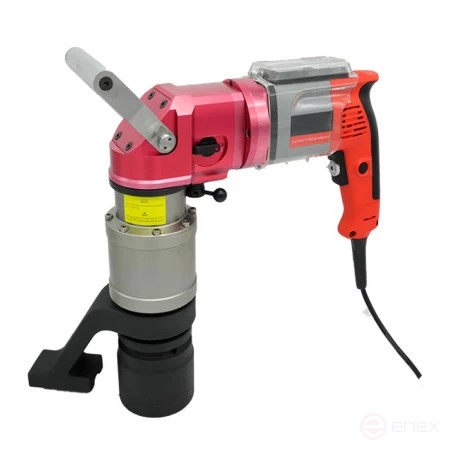 TXE-12A Electric angular torque wrench with controlled tightening torque 200-1200 Nm. 220V. The LCD display. 1