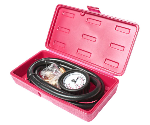 Oil pressure tester with a set of adapters (in the case) JTC /1/6/24