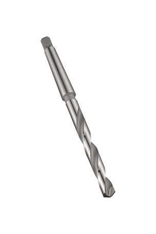 Drill bit with 4-sided sharpening and soldered t/s plate A16629.0