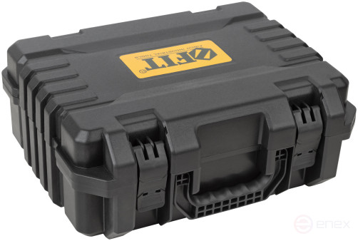 Уровень лазерный самоуспокаивающийся аккумуляторный Li-Ion, мультипризменный 3х360°, зеленый луч, диапазон 20 м, кейс