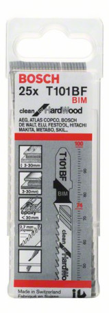 Saw blade T 101 BF Clean for Hard Wood, 2608634988