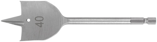 Wood drill bit, U-shaped shank for a 40x152 mm bit