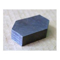 Пластина из быстрорежущей стали для токарных проходных прямых резцов с ф=45 градусов, форма 56 5607