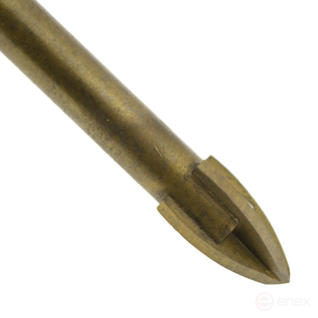 Сверло по кафелю и стеклу 10 мм, квадро, HEX, Чеглок (500/1000)