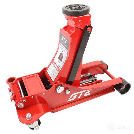 Домкрат подкатной 4т 112-505мм двухпоршневой GTE